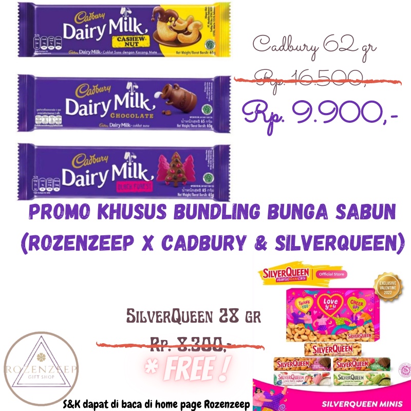 

KHUSUS BUNGA SABUN, Extra Coklat Bundling dengan Bunga Sabun