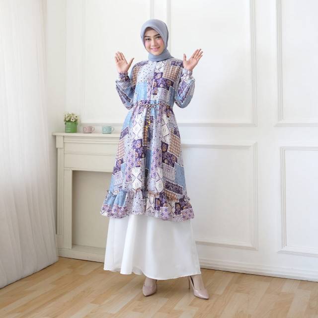 MODESSE TRENDY GO FIT TO XL GAMIS CANTIK MODERN ORIGINAL REALPICT