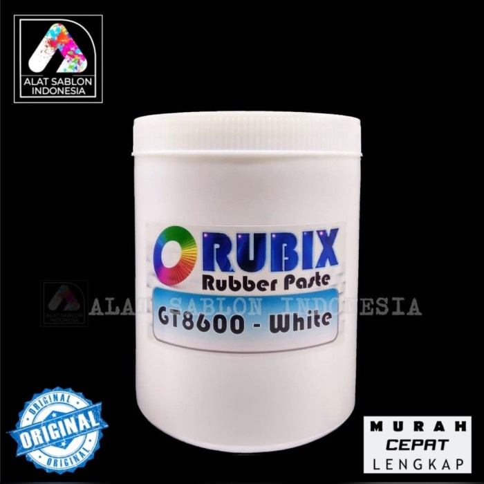 

Promo Bulan Ini Tinta Sablon Rubber Thailand Gt 8600 Rubix White 1Kg Bergaransi