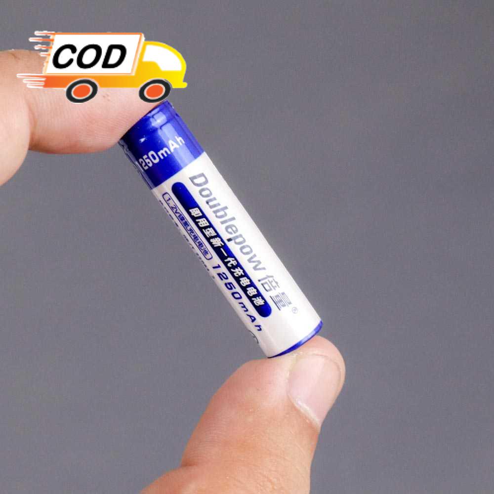 Sekar_Shop07 Batu Baterai Aaa 4Pcs Cas Rechargeable Nimh 1250Mah Bisa Isi Ulang Dengan Kotak Batre