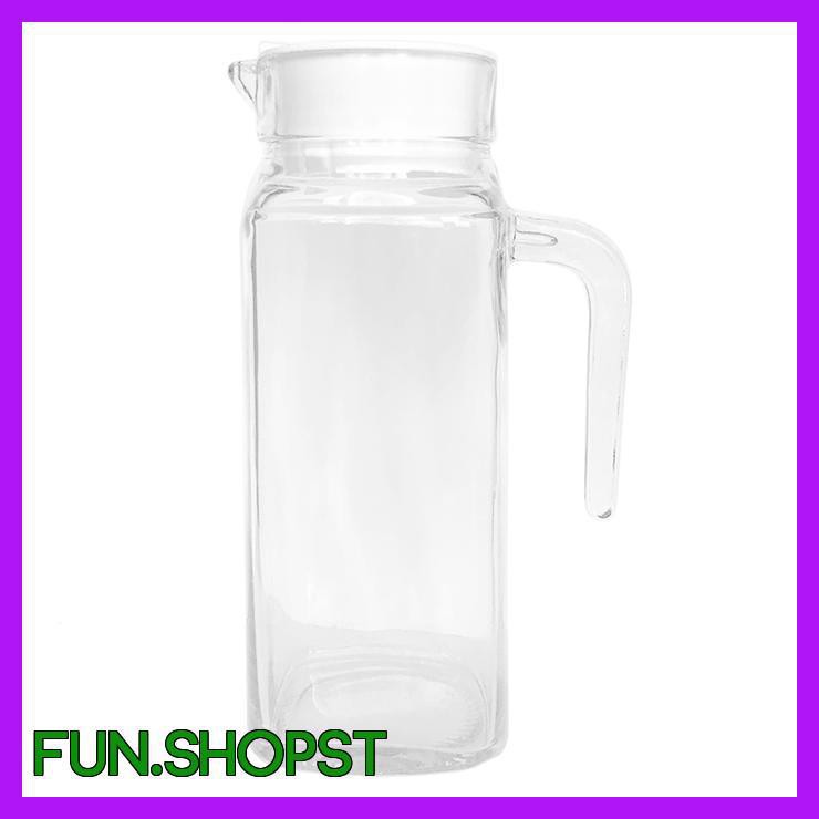 PITCHER TEKO AIR KACA BELING DAN TUTUP 1L