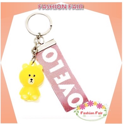 Fashion Fair - Gantungan LOVE BEAR Keychain Gantungan Kunci Aksesoris Tas