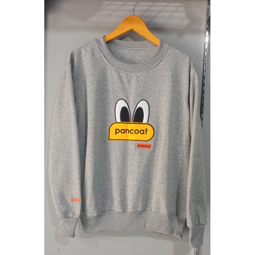 Sweater Hoodie Pancoat Duck Second / Crewneck Pancoat Secon Motif Bebek Secon Original