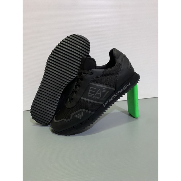Sepatu EA7 EMPORIO ARMANI BLACK TERBARU Original Made in Indonesia