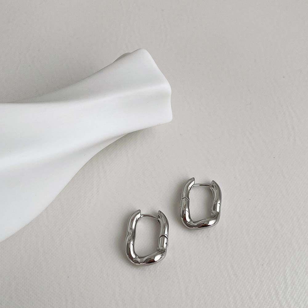 Mxbeauty Ear Buckle Punk Aksesoris Telinga Pria Wanita Tembaga Gadis Women Stud Earrings