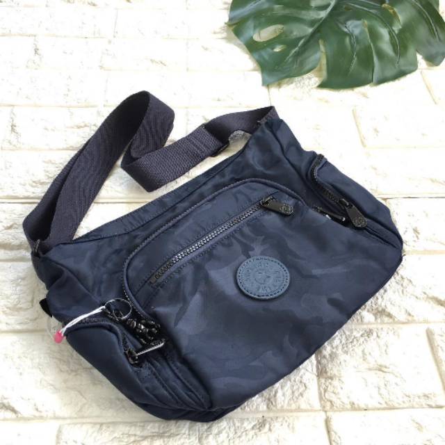 KIPLING Gabbie blue navy biru Shoulder Bag tas original authentic asli selempang crossbody