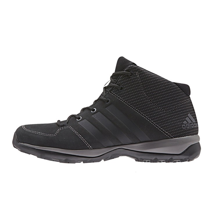 Sepatu Gunung Adidas Daroga Plus Mid Lea Black Original B27276