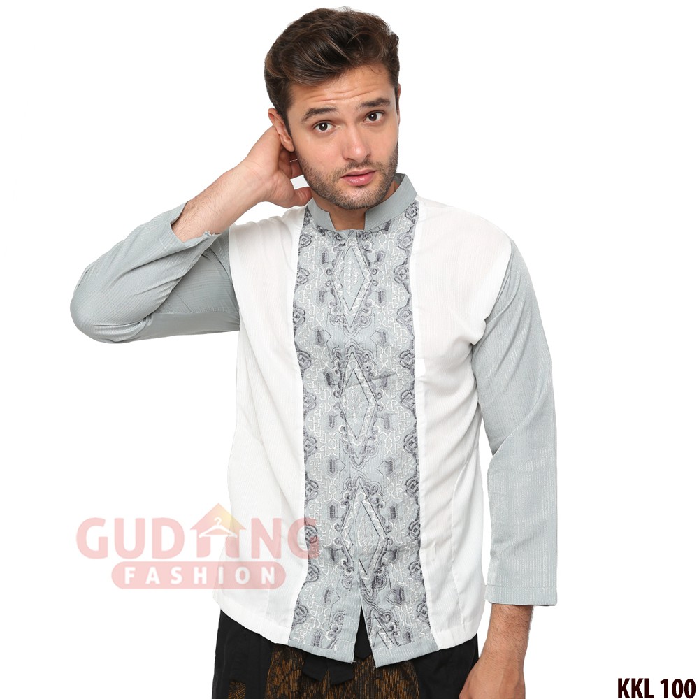 Baju Etnik Pria Koko Muslim Pria Panjang KKL 100