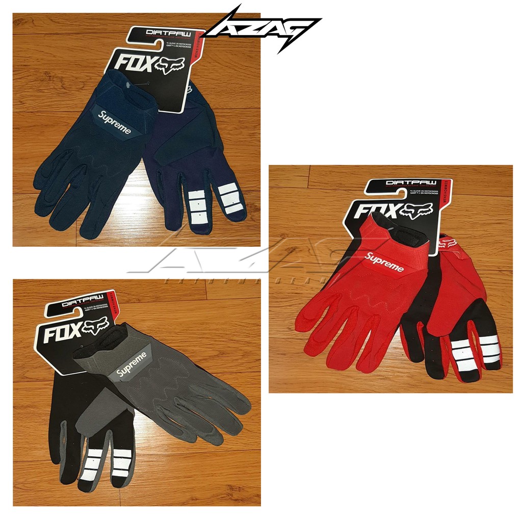 GLOVES/SARUNG TANGAN CROSS/MOTOR FOX BOMBERS SUPREME