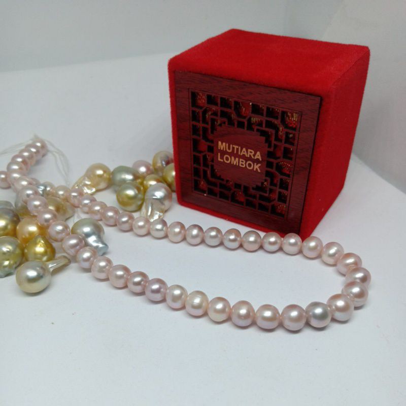 rentengan mutiara tawar super original asli lombok