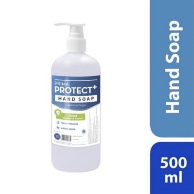 Prima Protect Hand Soap 500ml - Sabun Cuci Tangan Antiseptik - Standart Rumah Sakit Botol Pump