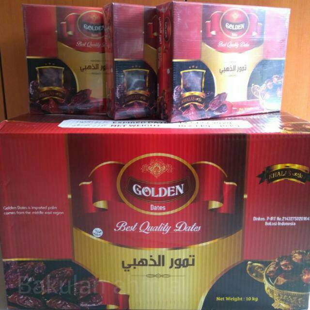 

Kurma GOLDEN DATES khalas 1 kg best seller - Al TAAJ Golden Khalas
