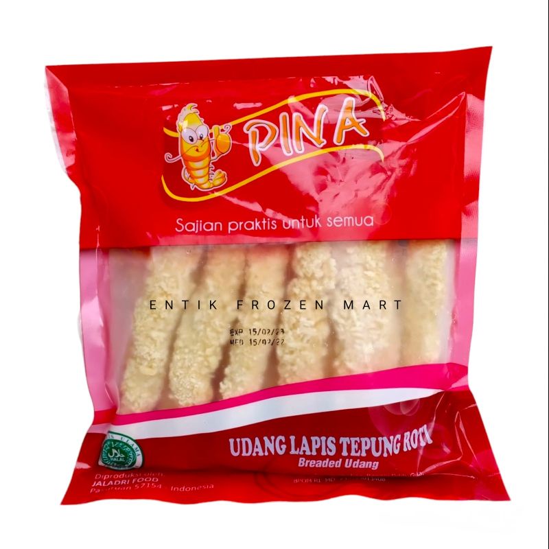 Pina Udang Lapis Tepung Roti | Breaded Udang | Tempura | Ebi Furai 250gr
