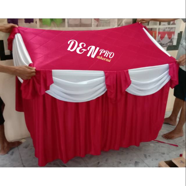 Cover meja prasmanan atau catering
