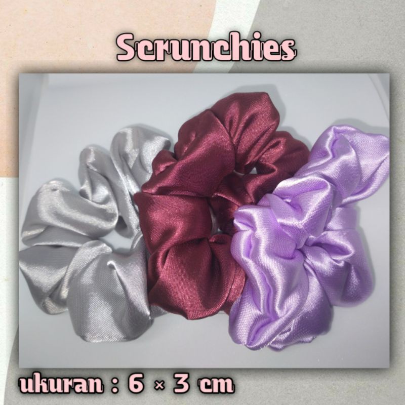 

Scrunchie Satin Premium uk(6×3cm)