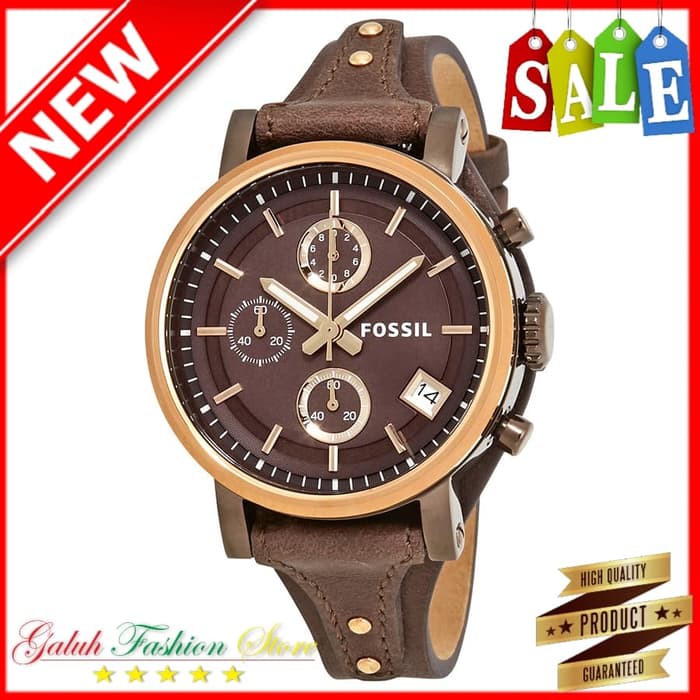 Jam tangan wanita Fossil New BOYFRIEND Wine ES4286 / ES 4286 Original