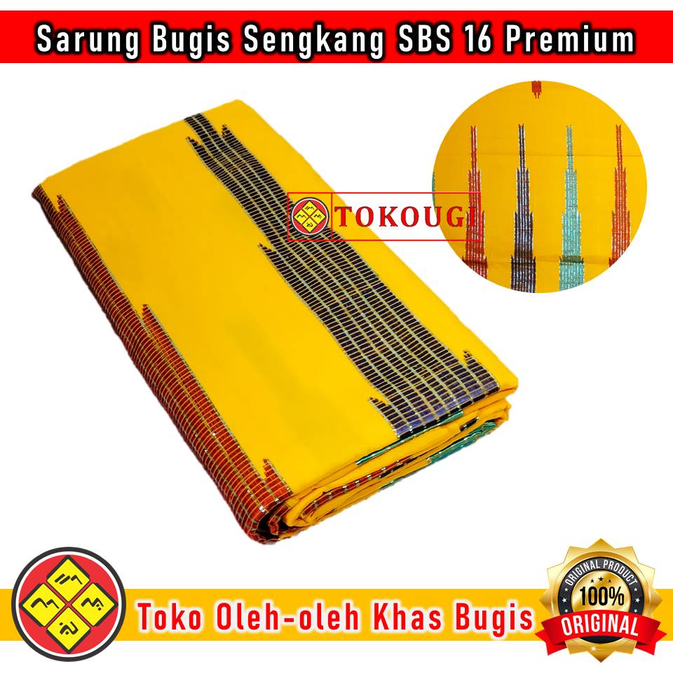 (READY) Kain Sutera Bugis Sengkang Asli Ditenun Pakai Tenun Tangan Type SBS 16 Premium Terbaru