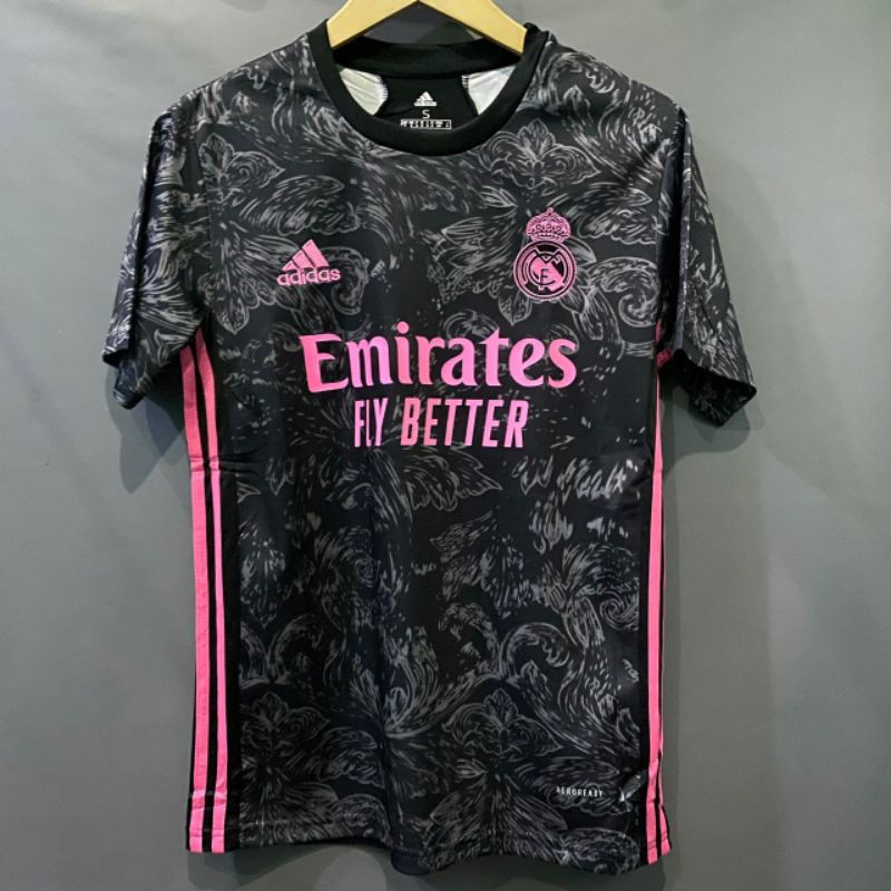 JERSEY BOLA REAL MADRID THIRD 2020/2021 GRADE ORI