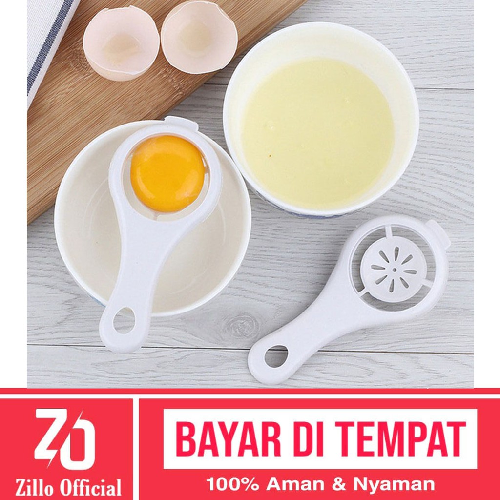 ZILLO Alat Pemisah Kuning Putih Telur Saringan Kuning Telor Egg White Separator