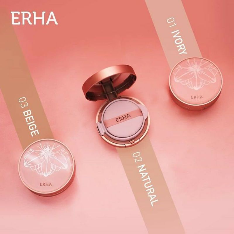 ERHA Luminous Pearl BB Cushion Ivory Natural Beige