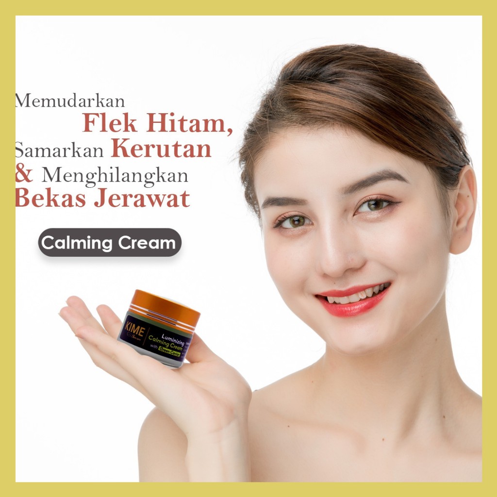 [ BPOM ] KIME skincare Luminzing Calming Cream with Green Caviar