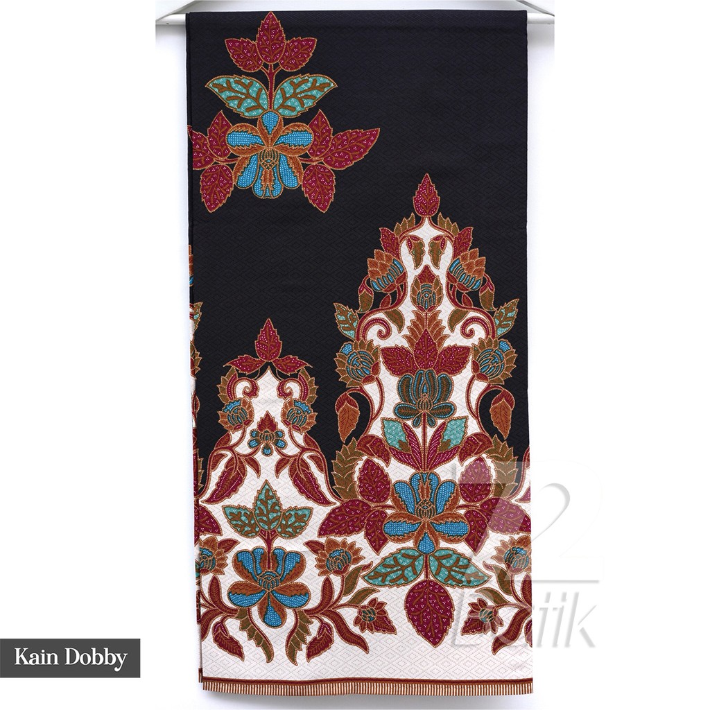 KAIN BATIK PREMIUM Bahan Dobby Dobi Dobbi Dolbi Motif Kembang Hitam Merah Biru Hijau 726064 Cap 72 Jarik Jarit Samping Kebat Panjang Batik Dobby Modern Premium Bahan Seragam Batik Pernikahan Kantor Keluarga Murah Kamen Jadi Batik Bali Lembaran