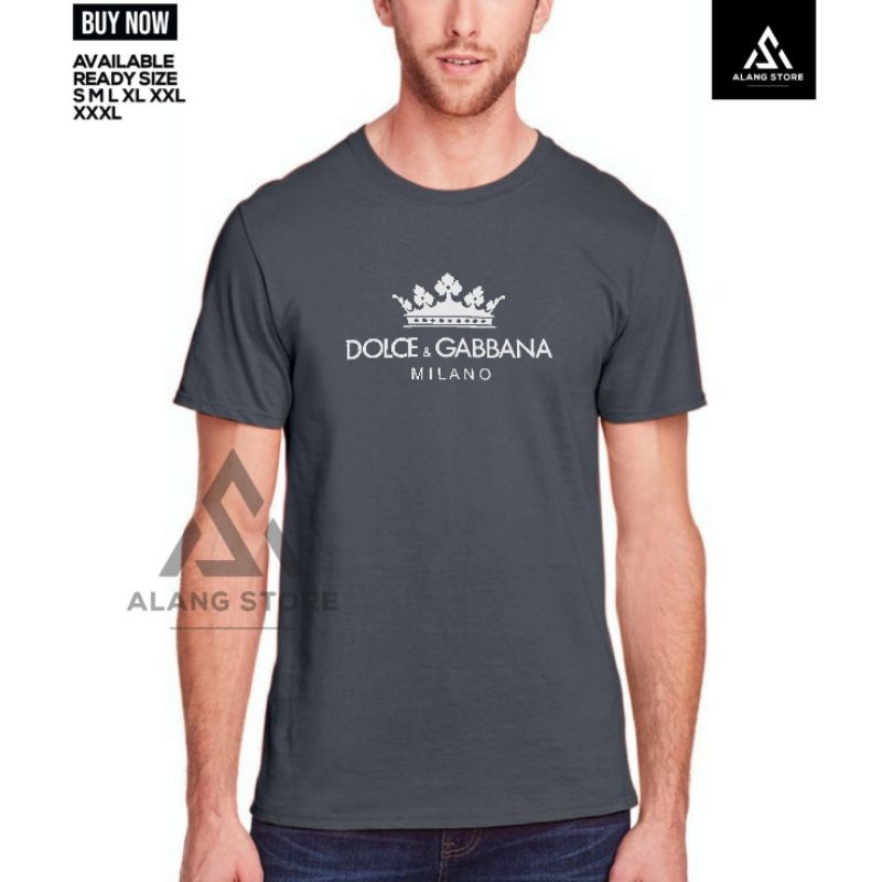 Kaos Baju Pria D&G Dolce Gabbana Milano