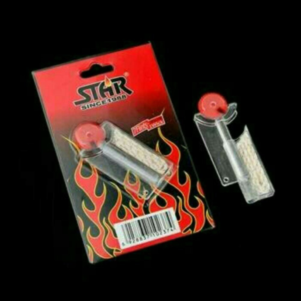 WOW PROMO COD BATU DAN SUMBU KOREK API ZIPPO ISI 7 BATU DAN 1 SUMBU 14 CM