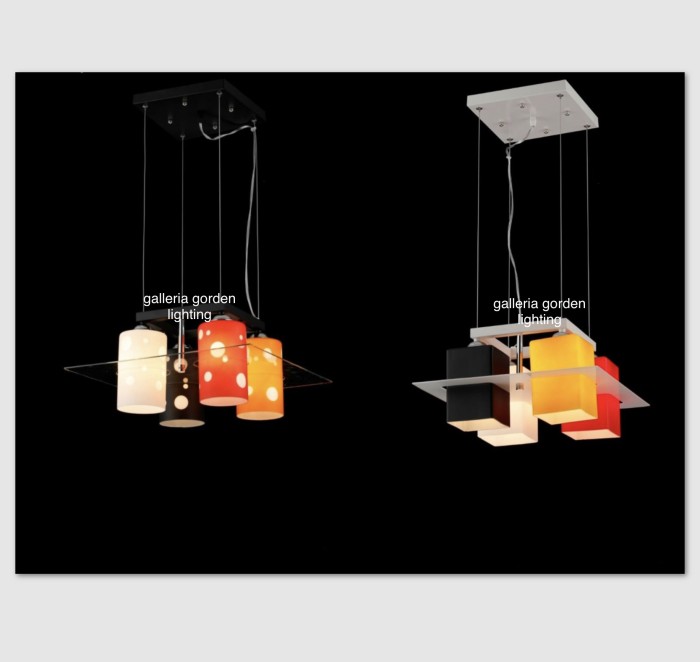 Lampu gantung meja makan minimalis modern 8000-4