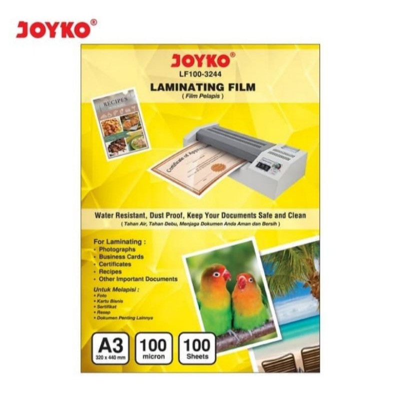 

Plastik Laminating Film Joyko A3