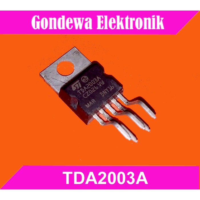 TDA2003 TDA2003A TO-220-5 audio amplifier 10W