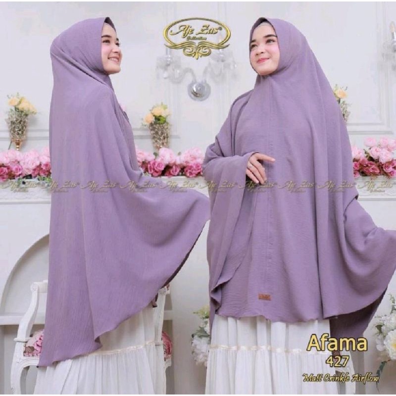 Khimar jumbo cringkle aje zas/ Khimar aje zas afama ORI AJE ZAS