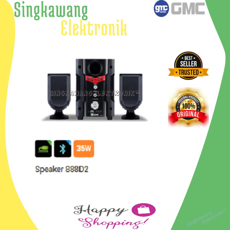 ACTIVE SPEAKER BLUETOOTH MULTI MEDIA GMC 888D2 BT