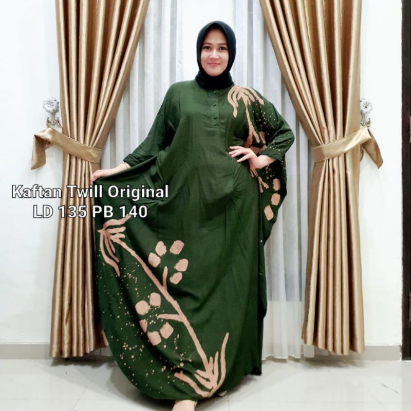 Gamis Kaftan twill Murah