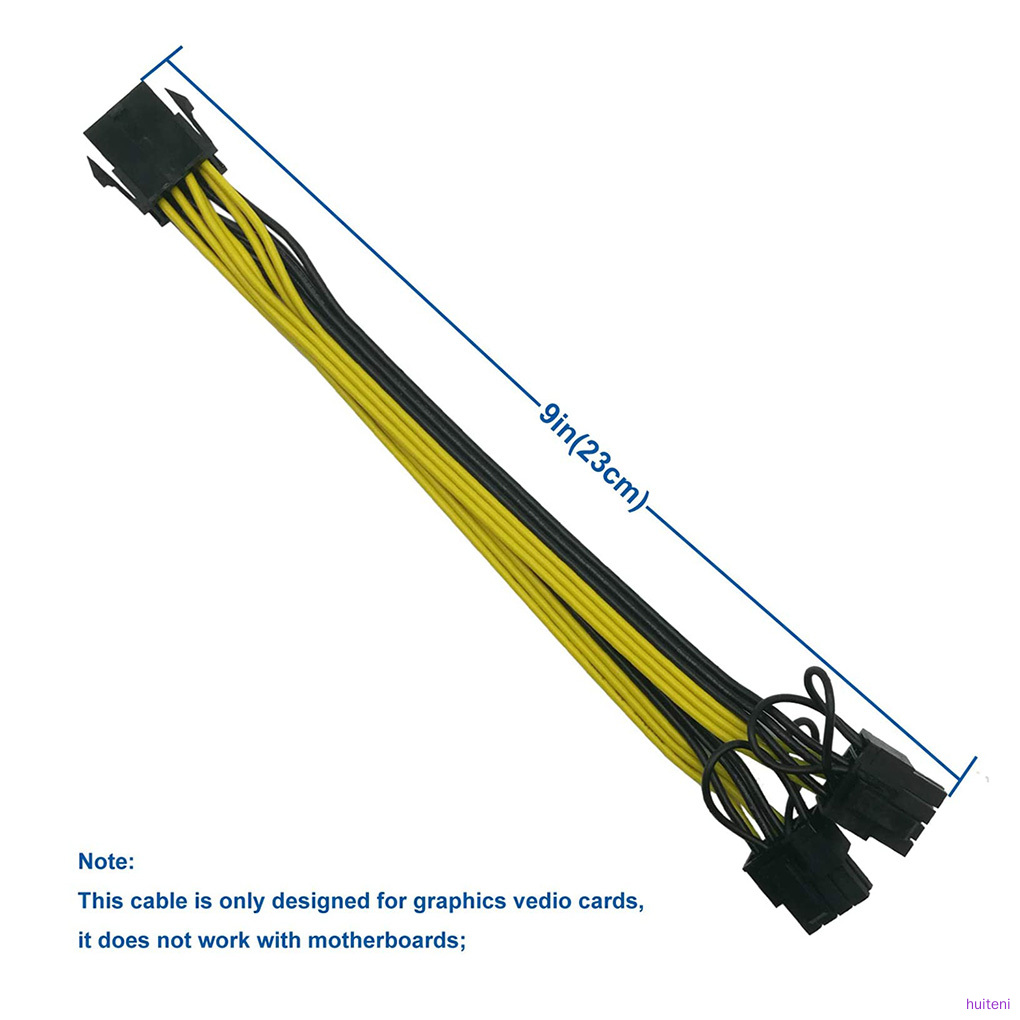 Kabel Adapter Pci-E 8pin To 8pin Female Ke Male Untuk Komputer