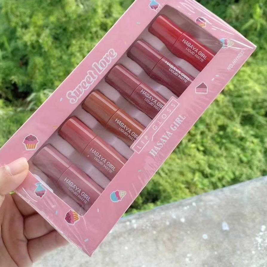 ☪ [PROMO 6 pcs] LIPCREAM HASAYA SWEET LOVE / LIPSTIK CAIR ♣