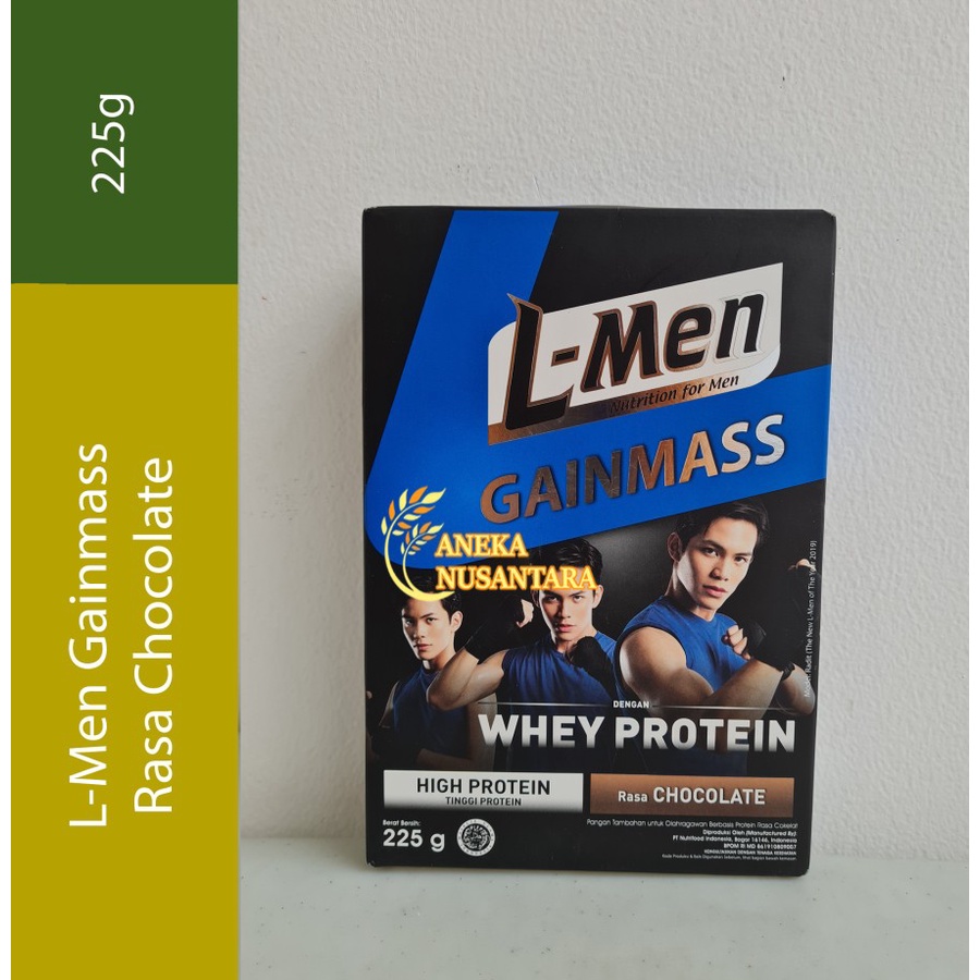 

Susu L-men Gainmass Rasa Chocolate / Coklat 225g