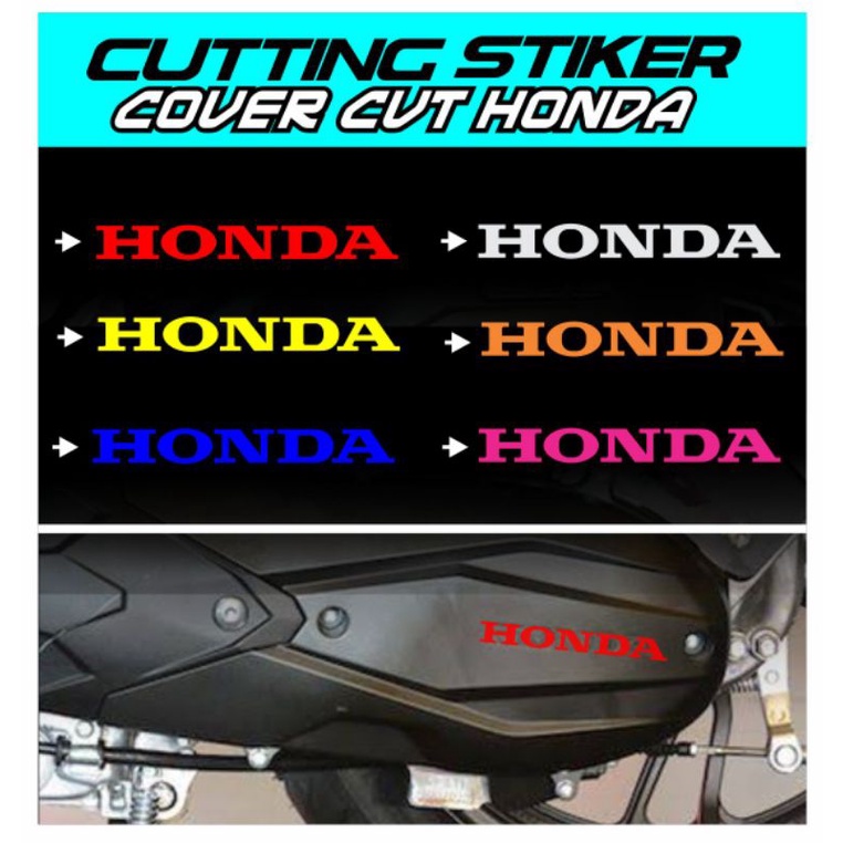 cutting stiker HONDA  stiker cvt Honda matic