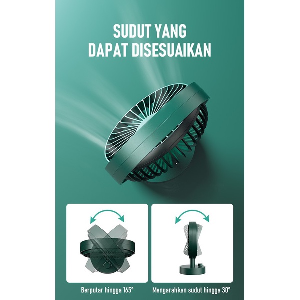 Robot RT-BF18 Mini Dekstop Fan Kipas Angin Meja / Portable Desktop Fan (New RT-BF12 RT-BF13)