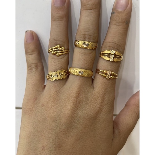 Cincin emas asli kadar 875 model etnik indonesia