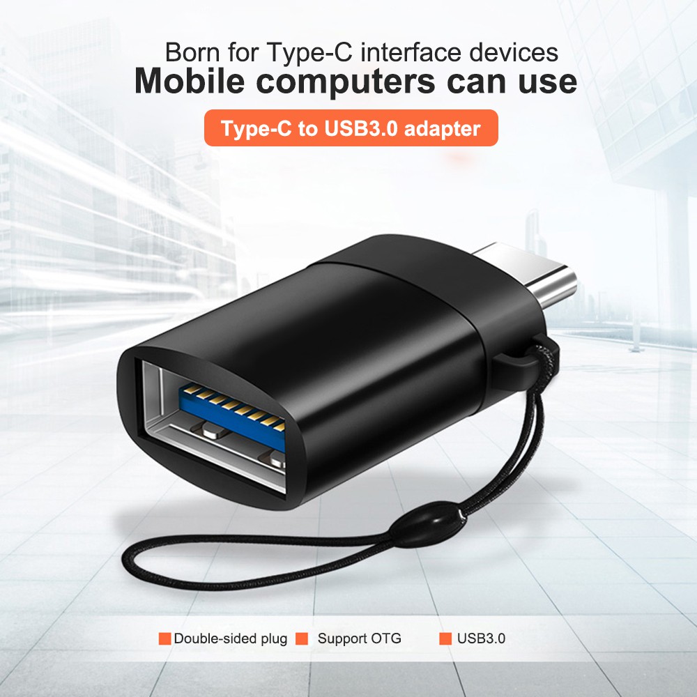 OTG TYPE C UNTUK HANDPHONE SMARTPHONE TO USB 3.1 HIGH TRANSFER RATE USB TYPE C OTG MICRO - SILVER