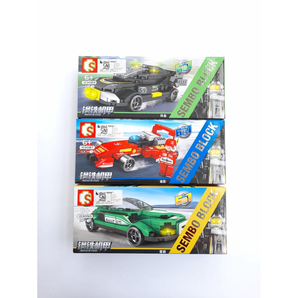MAINAN LEGO BLOCK SEMBO MOBIL 103087-103