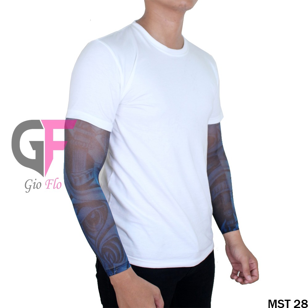 GIOFLO Manset Cowok Keren Terbaru Model Tattoo Multicolor / MST 28