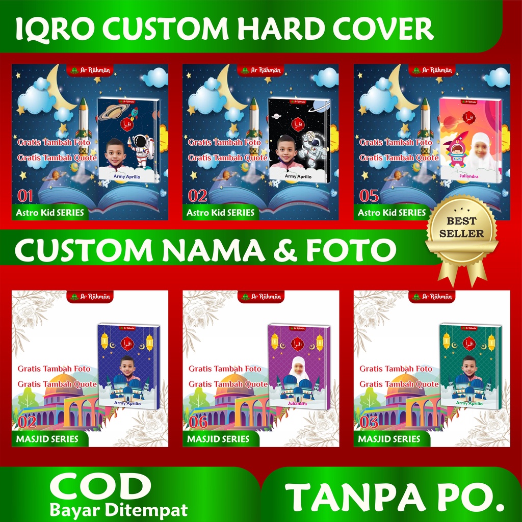 

iqro ekslusif hard cover custom