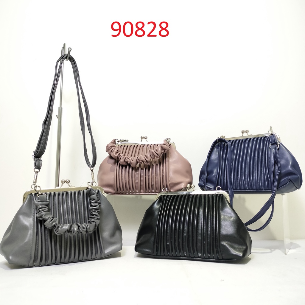 Tas Wanita Import Clutch Pesta Bisa Selempang Handbag Fashion Elegan Kekinian 90824/90828