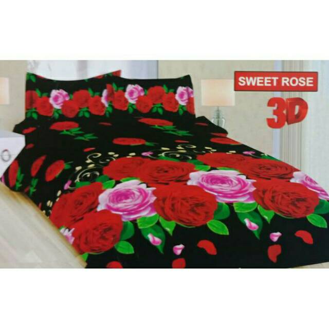 Bedcover Bonita Sweet Rose 180x200 Shopee Indonesia