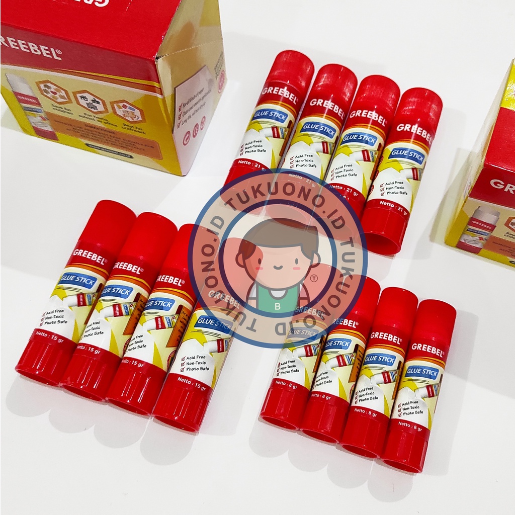 

GREEBEL Lem Stik Padat | Glue Stik | Perekat Serbaguna