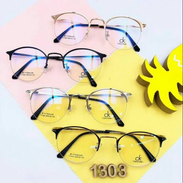 Frame Kacamata Minus Pria Wanita Ck 1303 super Titanium
