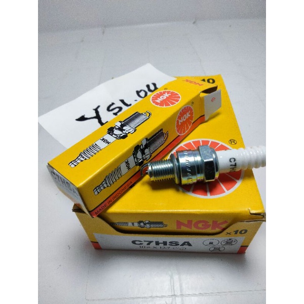 BUSI NGK C7HSA 1 BOK ISI 10 MOTOR SUPRA X GRAND LEGENDA JUPITER Z BURHAN JUPITER Z
