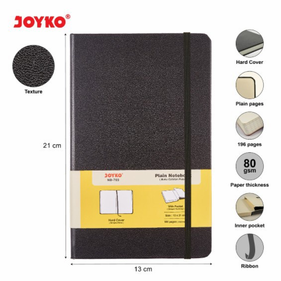 Notebook Diary Buku Catatan Titik-Titik Joyko NB-701 NB-702 NB-703